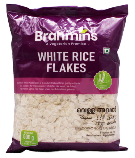 Brahmins White Rice Flakes 500g