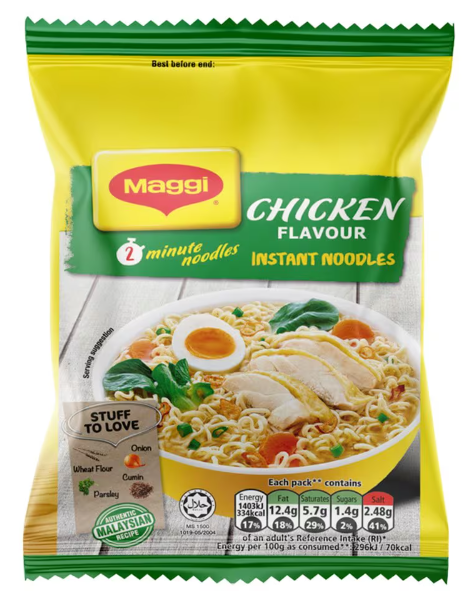 Maggi 2 Minute Chicken Flavour Instant Noodles 75g