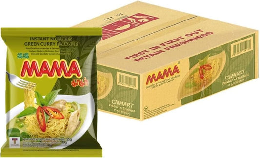 Mama Green Curry Flavour Oriental Style Instant Noodles (55g x 30) Box