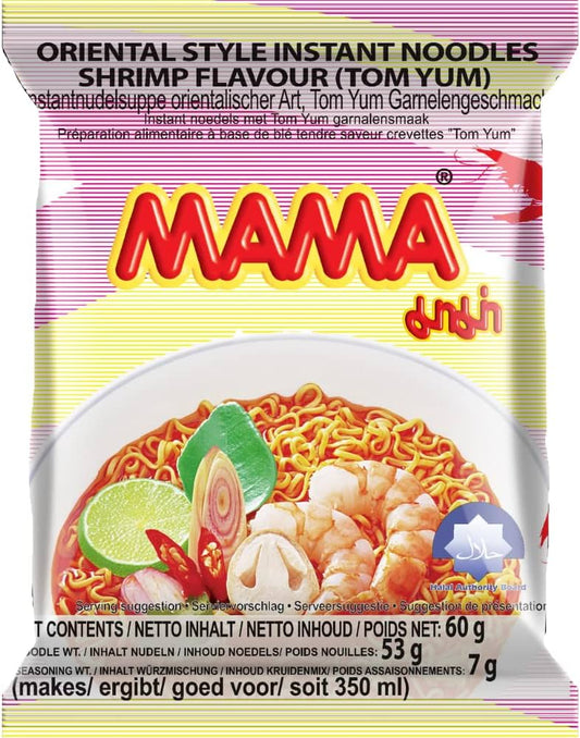 Mama Shrimp Tom Yum Instant Noodles 60g