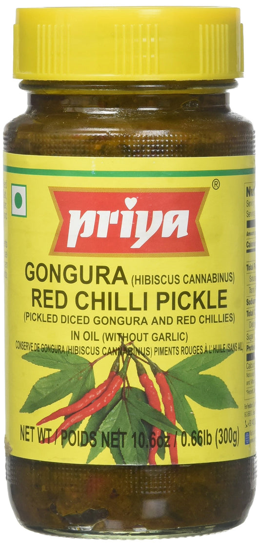 Priya Gogura Red Chilli Pickle 300g